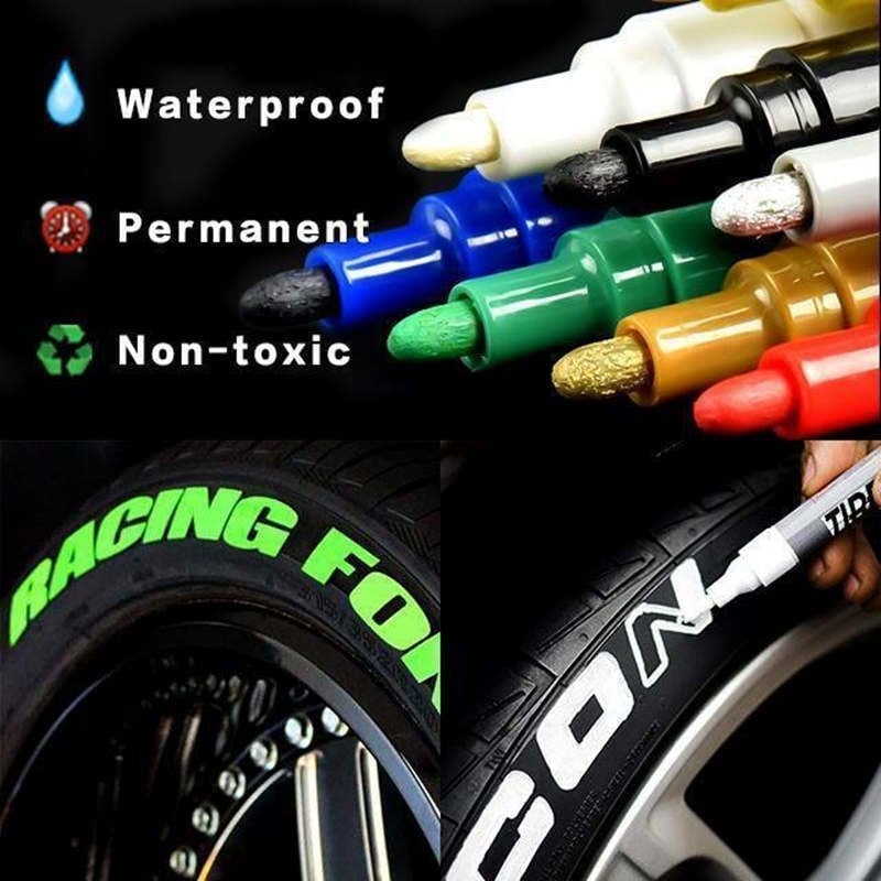 VibrancePro™ Tire Paint Pen — Make Every Tire a Bold, Fade-Proof Expression of You