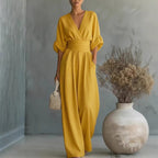 LunaVista™ Wide Leg Jumpsuit — Command Every Room with Effortless Elegance and All-Day Comfort