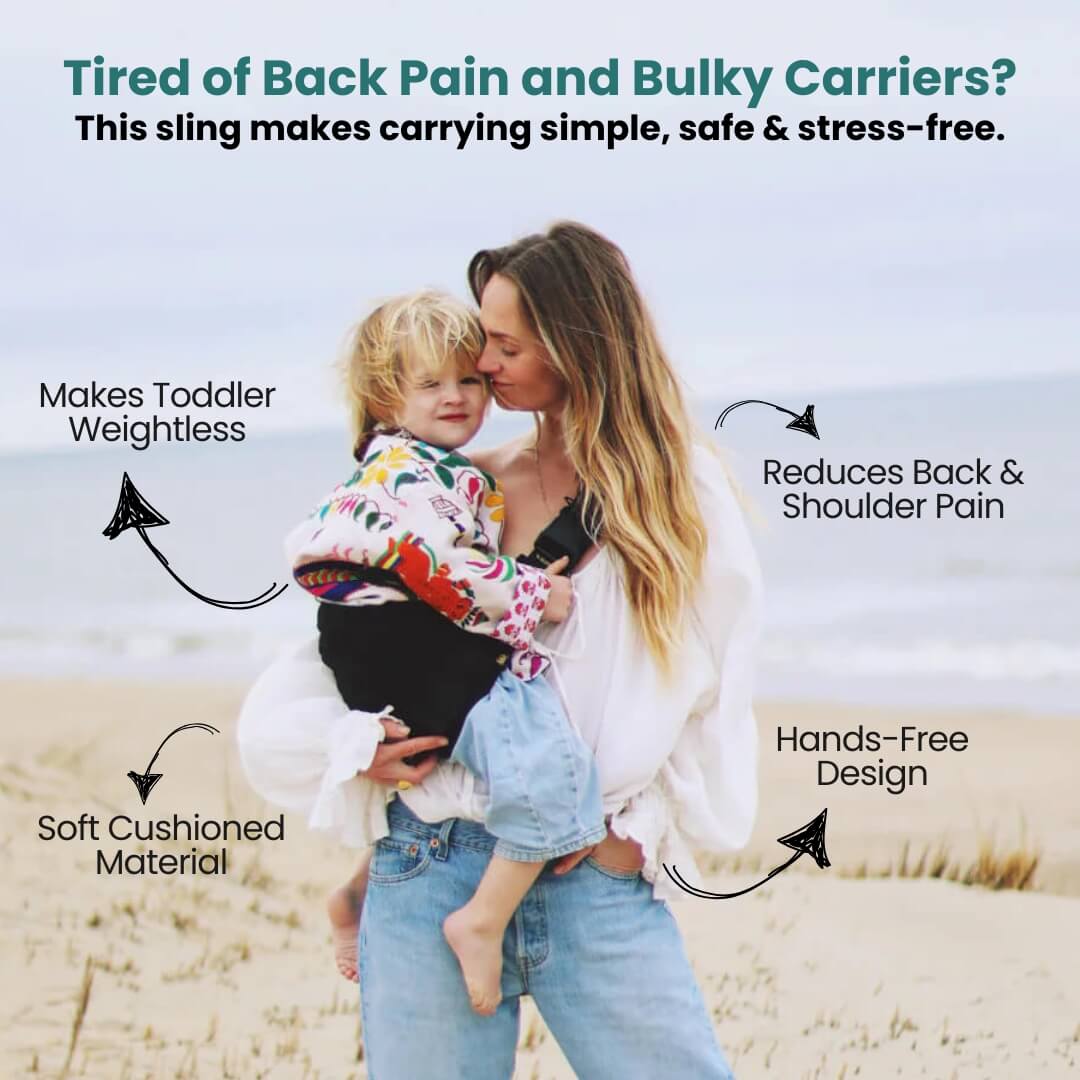 FlowNest™ Toddler Carrier — Carry Your Child Comfortably, Hands-Free, and Stylishly Wherever Life Takes You