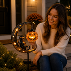 MoonlitMyst™ Solar Pumpkin Stake Light — Turn Your Yard into a Cozy, Magical Halloween Glow That Everyone Remembers