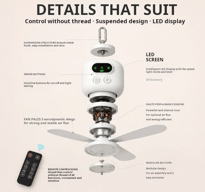 GlideAir™ — Instantly Refresh Any Space with Cool Breeze and Inviting Light