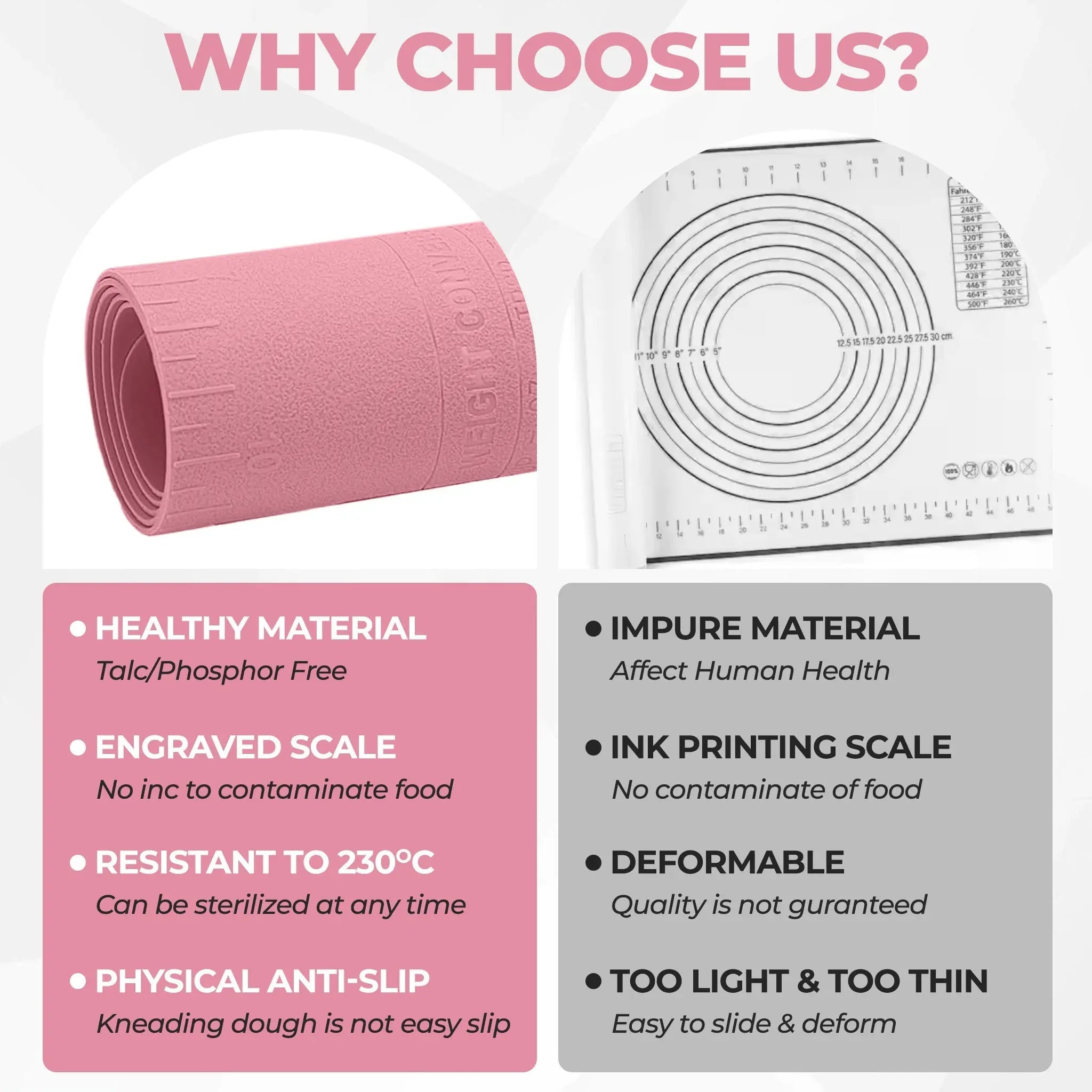 MaxPrep™ Giant Silicone Mat — Turn Baking Chaos Into Effortless, Mess-Free Magic
