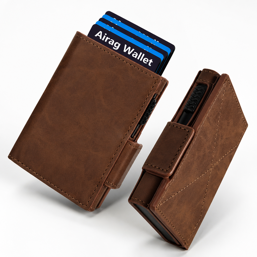 LightningGuard™ Slim RFID Wallet — Carry Confidence with Invisible Security and Effortless Access