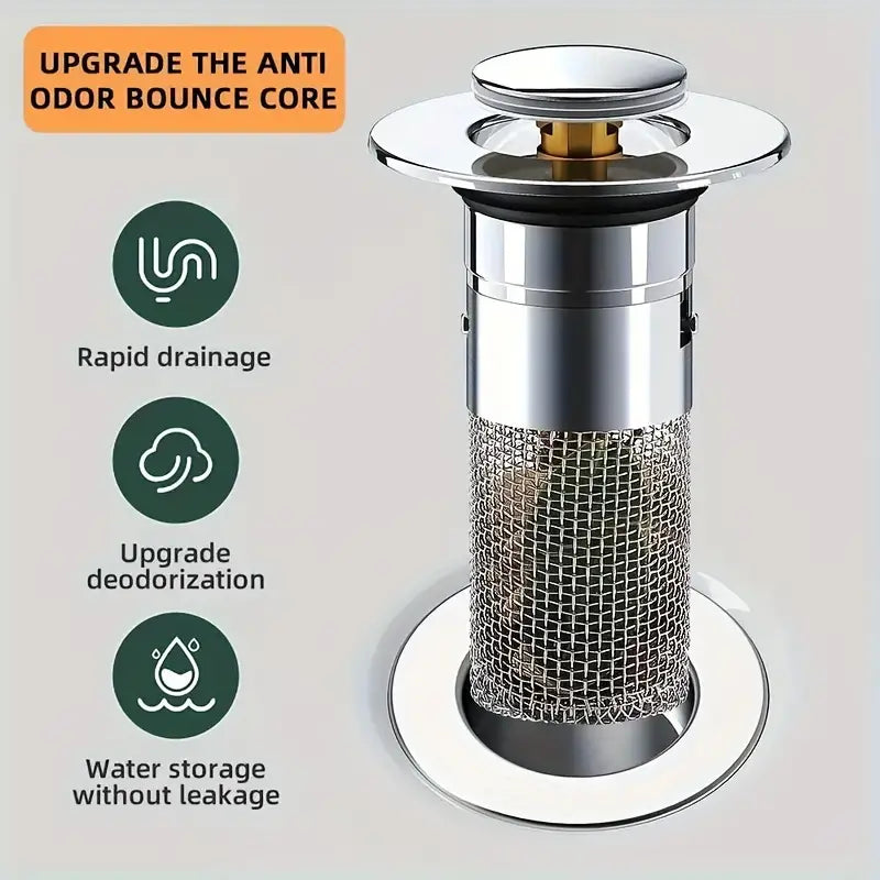 DrainGuard™ — Stop Clogs and Kill Kitchen Odors Instantly for a Fresh, Stress-Free Sink