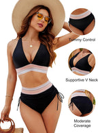 VivaLuxe™ High Waisted Sculpting Bikini Set — Command Every Curve with Confidence and Irresistible Lift