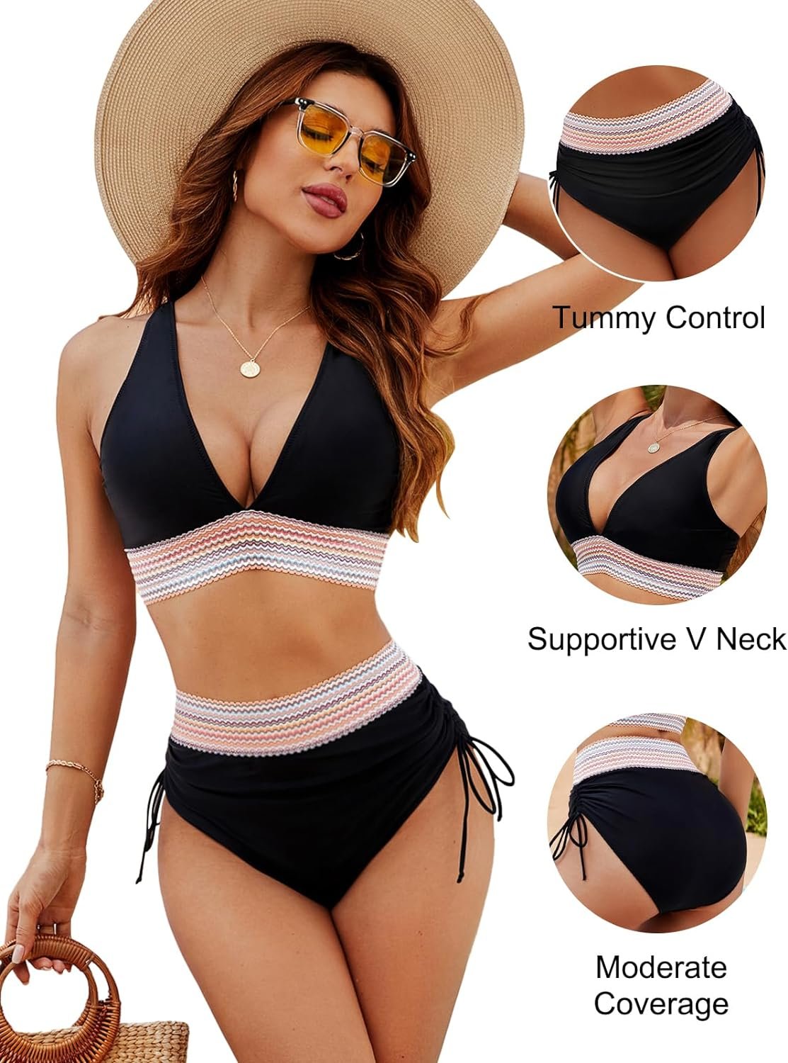 VivaLuxe™ High Waisted Sculpting Bikini Set — Command Every Curve with Confidence and Irresistible Lift