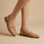 LumoraFlex™ Slingback Flats — Glide All Day in Featherlight Comfort and Cool Confidence