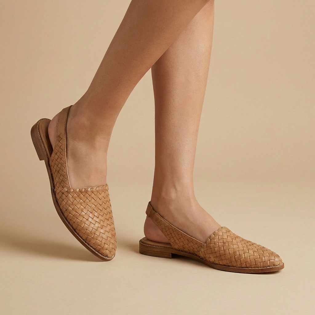 LumoraFlex™ Slingback Flats — Glide All Day in Featherlight Comfort and Cool Confidence