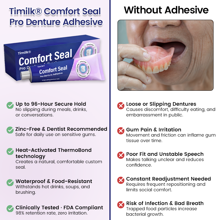 LumaHold™ — Enjoy Every Moment with a Comfortable, Unshakable Denture Grip
