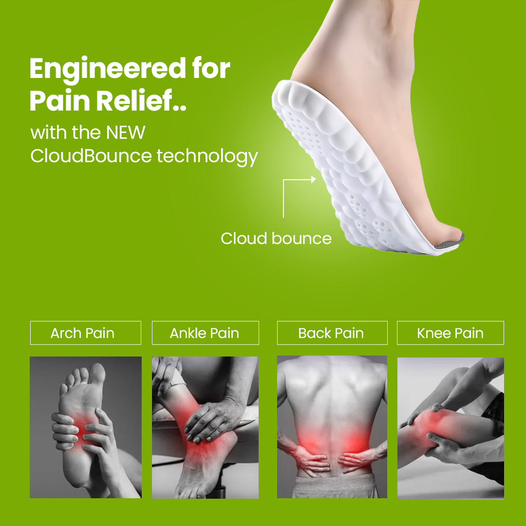 StrideBoost™ Insoles — Crush Foot Pain and Energize Every Step All Day Long