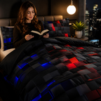 ViveLux™ 3D Gradient Cover Set — Experience Sleep Wrapped in Unmatched Softness and Vivid Color Every Night