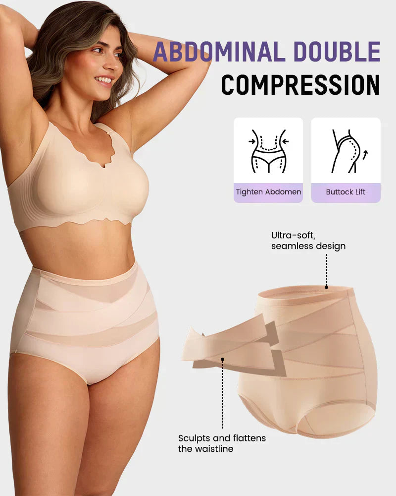 Silhoxi™ Plus-Size High-Waist Tummy Sculpting Panties — Instantly Smooth Your Waist and Own Your Confidence All Day