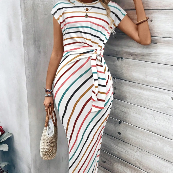 LunaSilk™ Leopard Knot Dress — Wrap Yourself in Confidence and Unforgettable Style