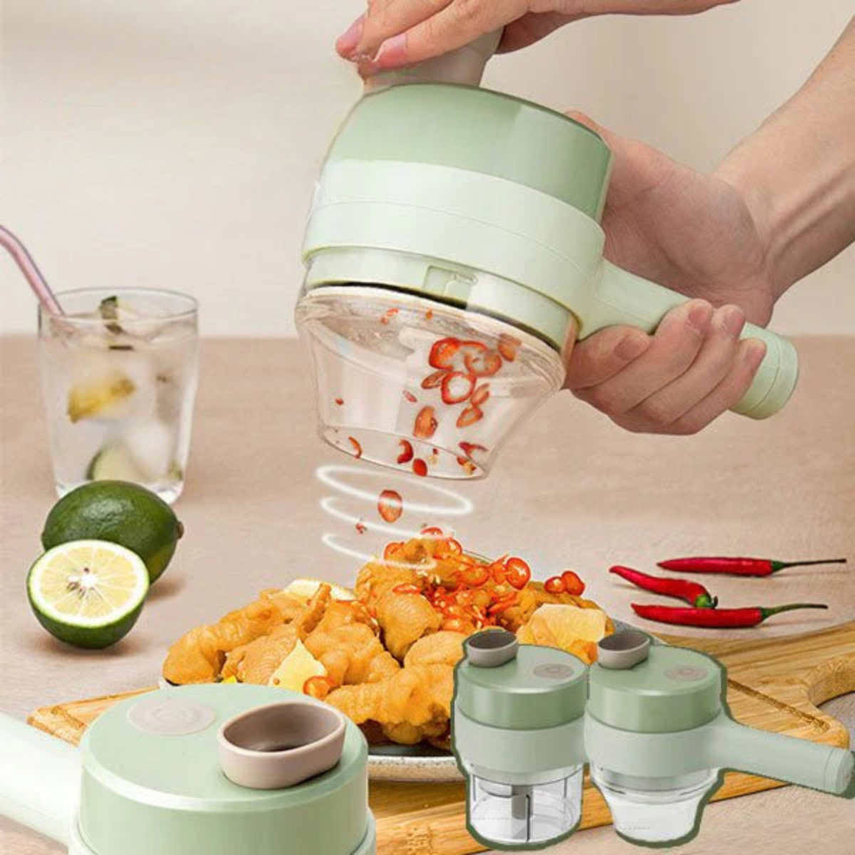 RamzaPro™ — Slash Kitchen Chaos with Power, Precision, and Effortless Cleanup