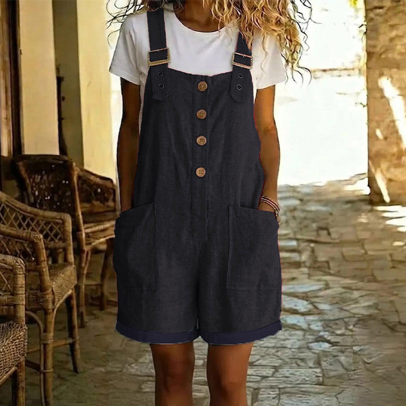 MiraLuxe™ Short Overalls — Slip Into All-Day Comfort and Effortless Style