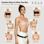 SilkyHold™ Strapless Bandeau — Feel Flawless and Fearless with All-Day Slip-Free Comfort