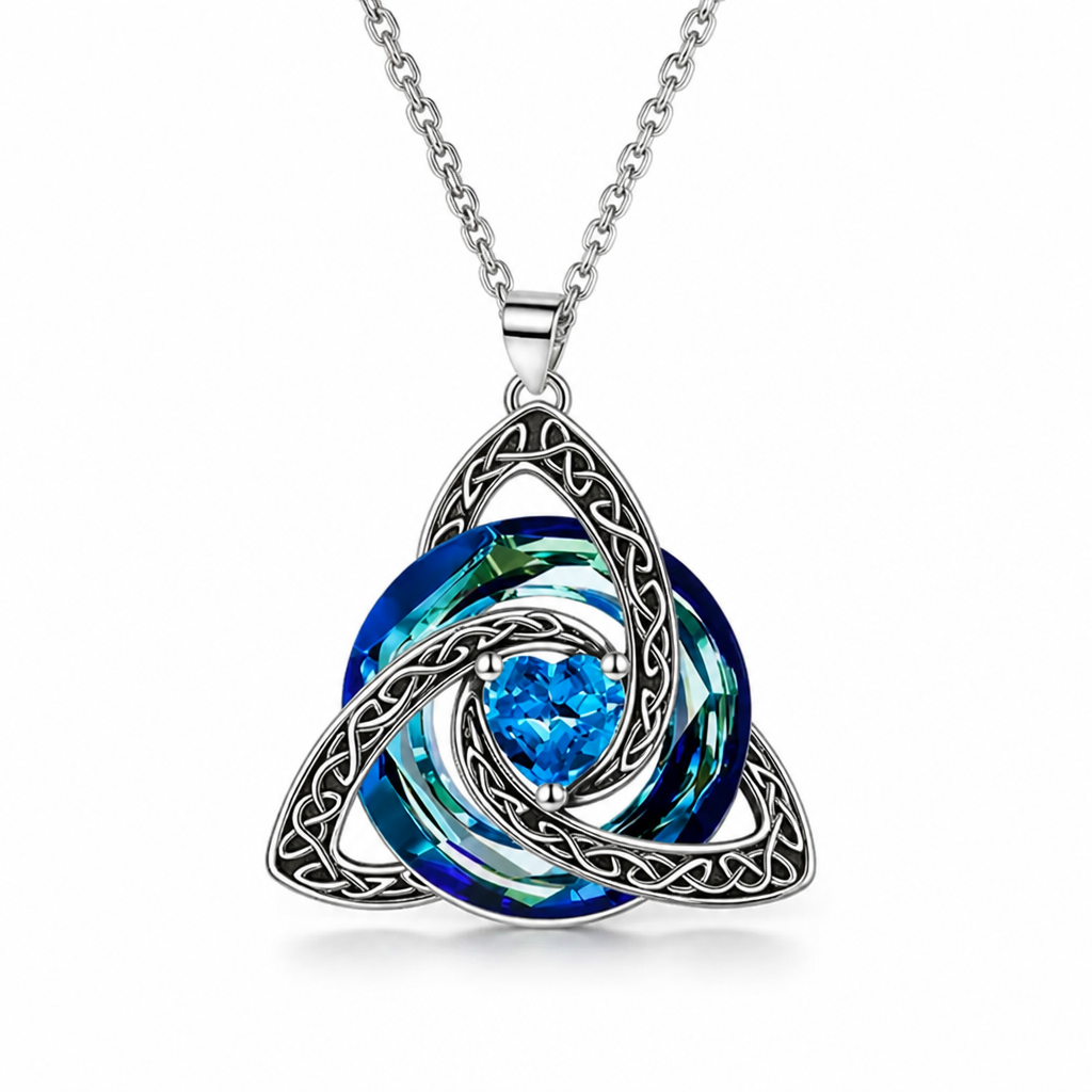 VitaLuxe™ Birthstone Knot Necklace — Carry Ancient Strength and Soulful Love Wherever You Go