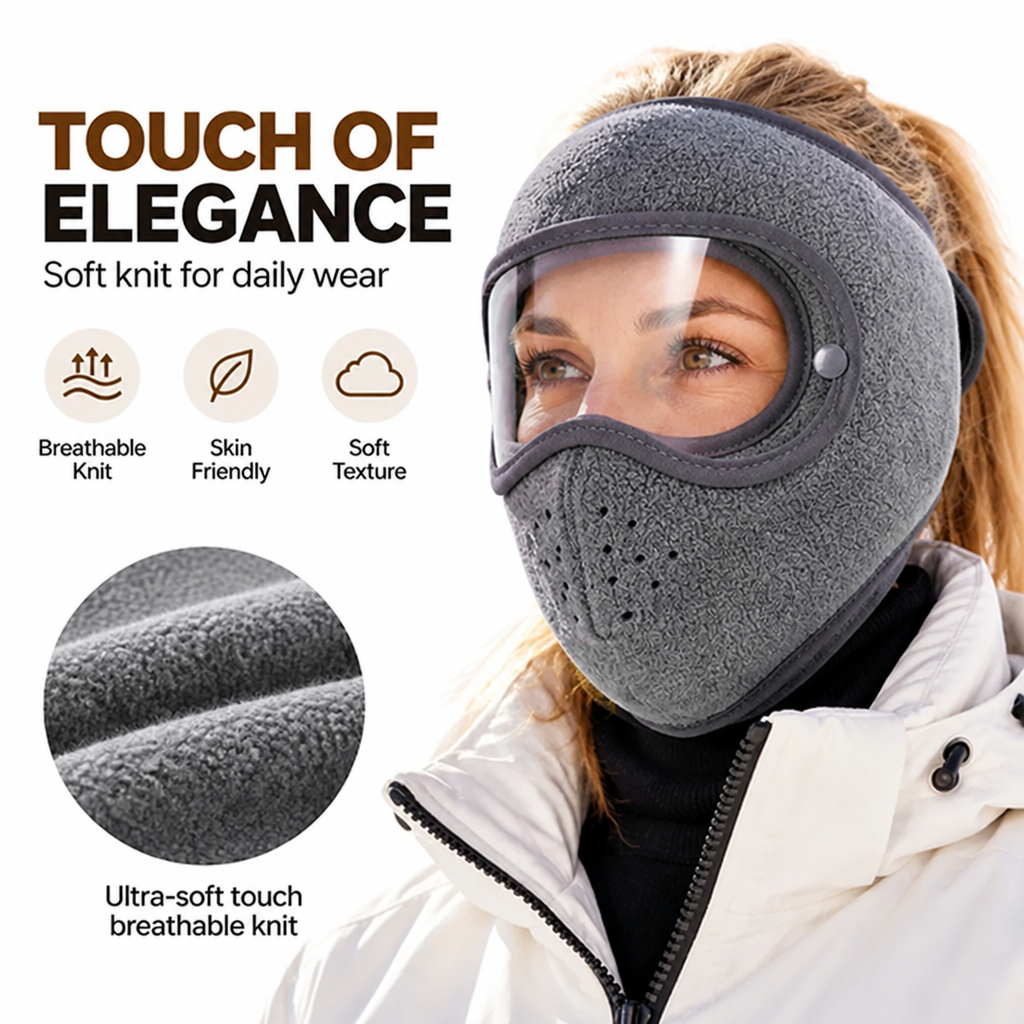 FrostComfort™ — Keep the cold off your face and enjoy every winter adventure