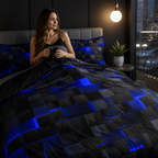 ViveLux™ 3D Gradient Cover Set — Experience Sleep Wrapped in Unmatched Softness and Vivid Color Every Night