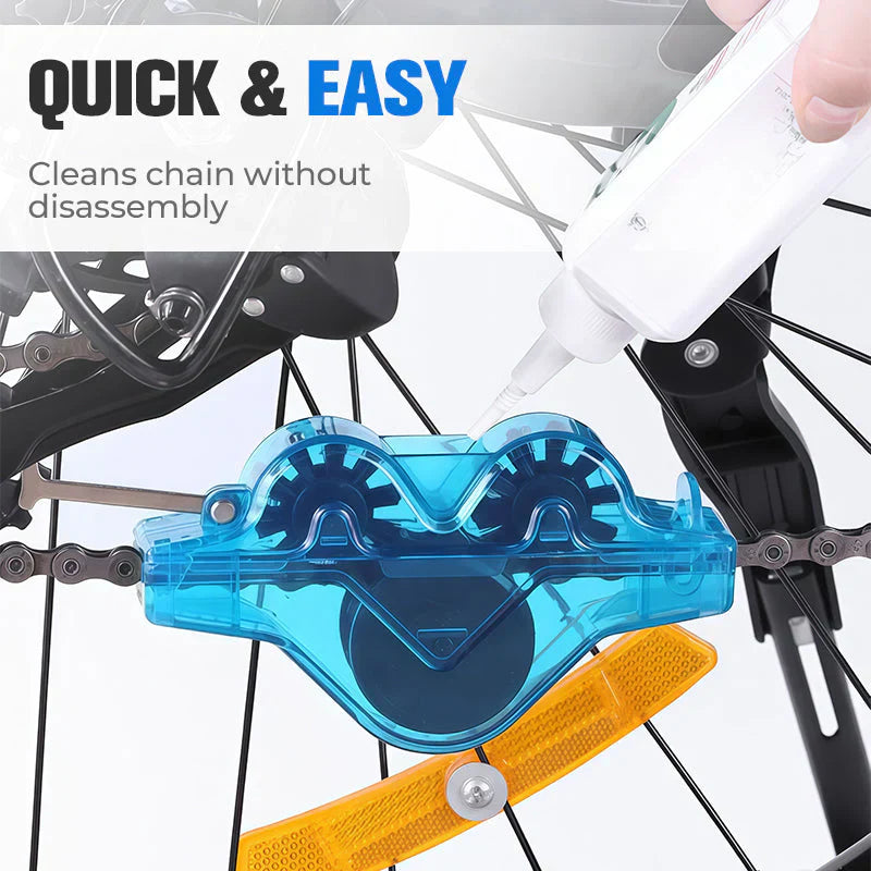 SwiftScrub™ — Effortless Chain Cleaning for Smoother, Faster Rides Every Time