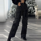 LustraLuxe™ Wide-Leg Pants — Step Into Unforgettable Shine and Cloud-Like Comfort