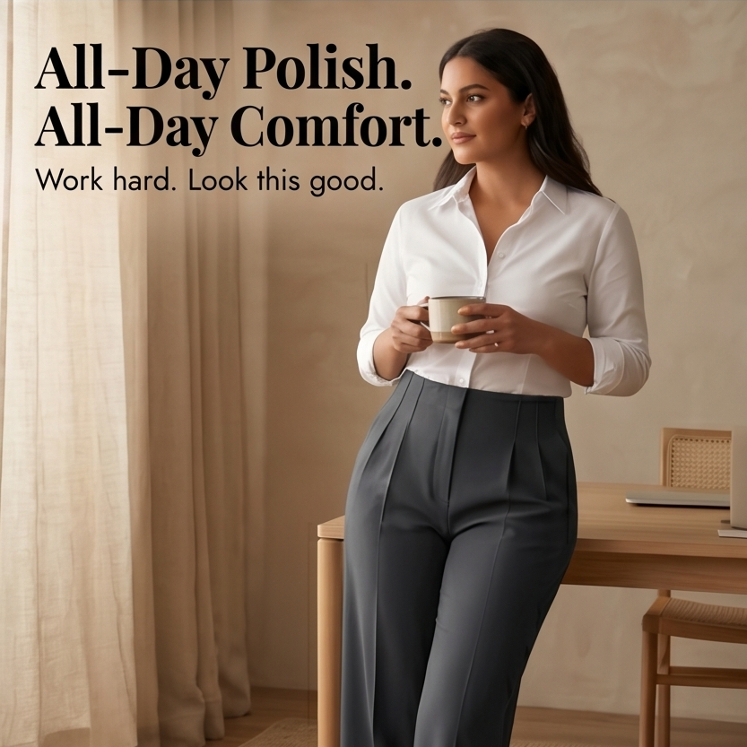 Legancia™ Tailored Pleated Trousers — Unleash Stunning Height and Confidence in Every Step