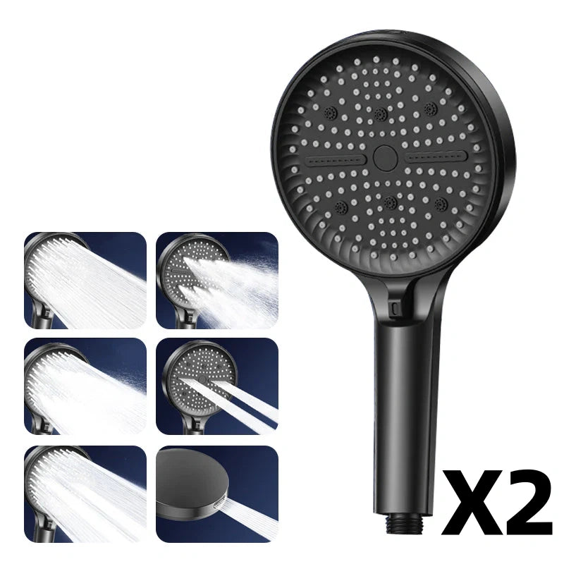 AquaPulse™ Adjustable Rainfall Shower Head — Experience Total Body Bliss with Every Drop