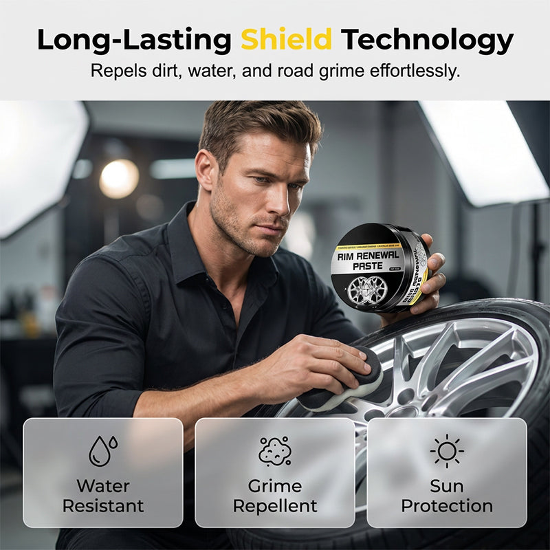 RevitaShine™ Wheel Renewal Paste — Instantly Transform Scratched Wheels Into Showroom-Perfect Shine