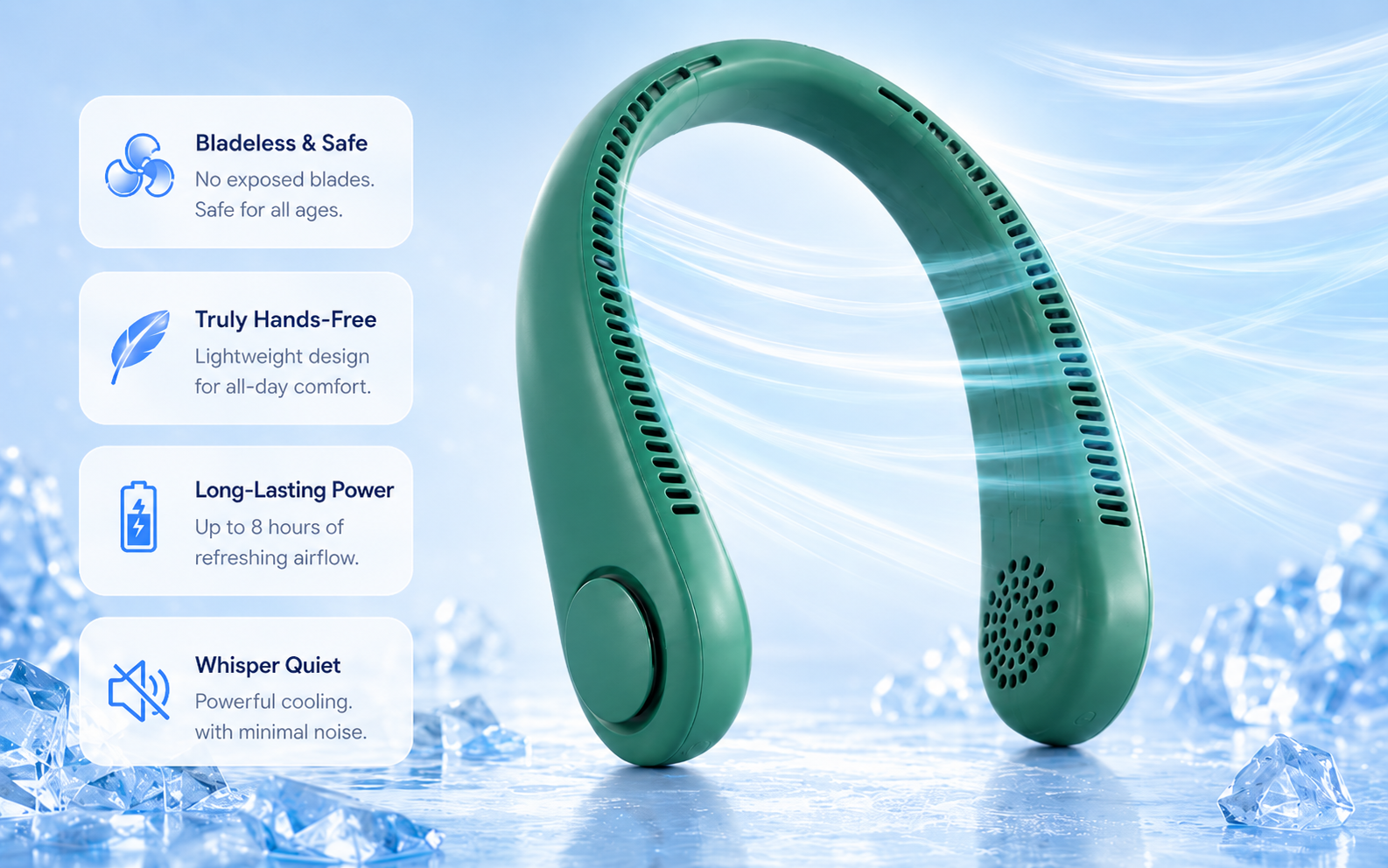 AeroBreeze™ — Your Instant, Hands-Free Escape to Refreshing Coolness