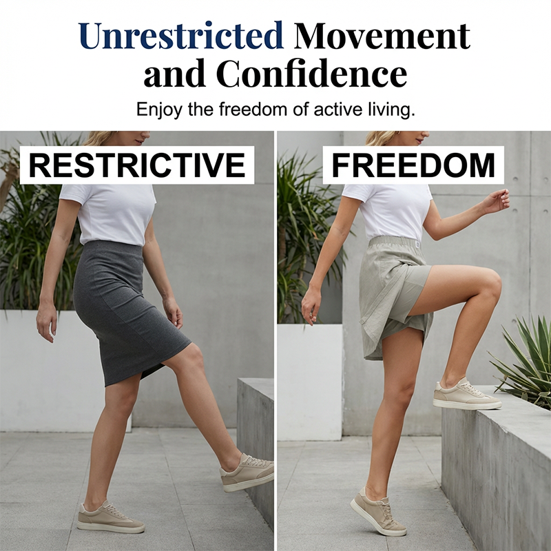 ViraLuxe™ Wrap Skort — Move Freely, Feel Confident, Stay Cool All Day