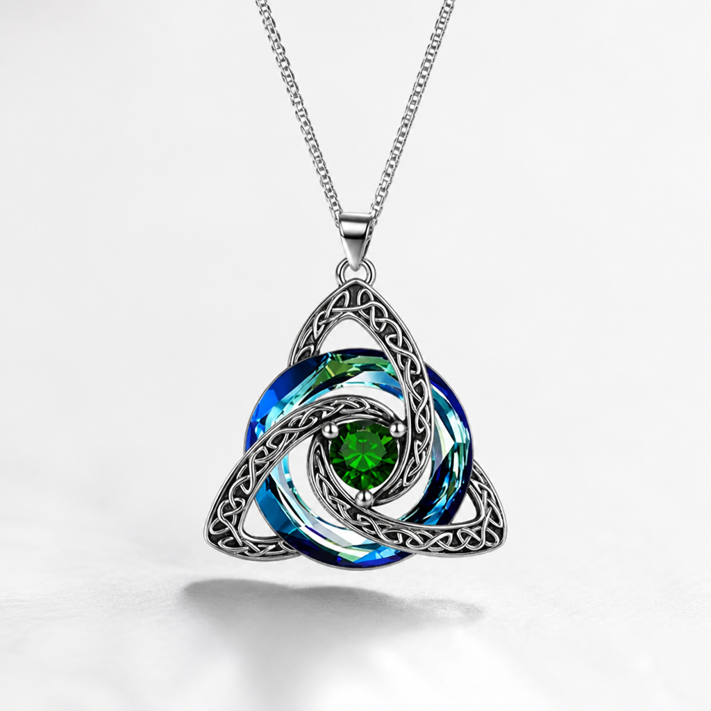 VitaLuxe™ Birthstone Knot Necklace — Carry Ancient Strength and Soulful Love Wherever You Go