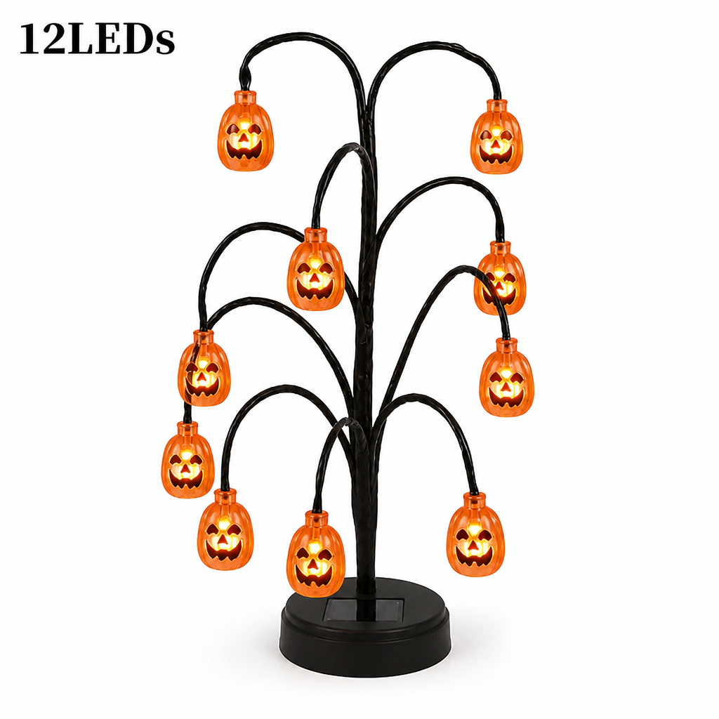 PumpkinGlow™ Pumpkin Branch Lights — Ignite Your Yard with a Spellbinding Halloween Glow