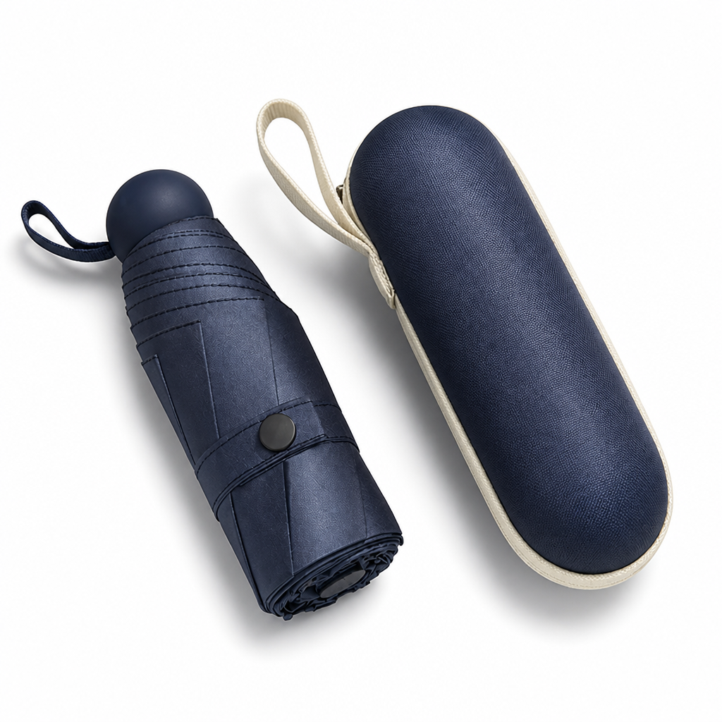 LumaShade™ Mini Travel Umbrella — Your Pocket-Sized Shield Against Sun, Rain, and Wind