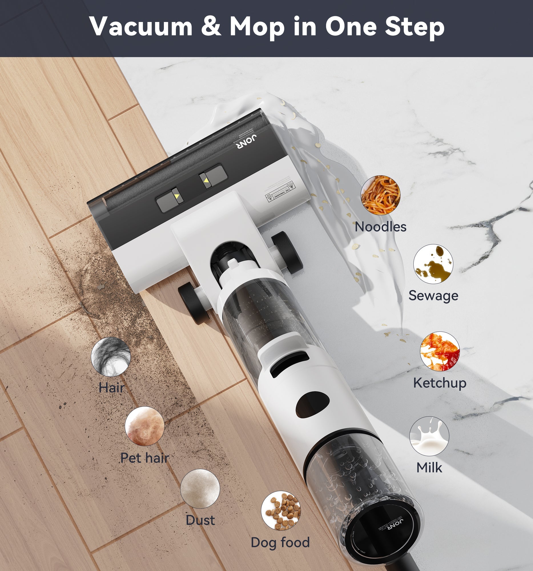 FlowPro™ — Break Free from Messes with Effortless, Anywhere Power Cleaning