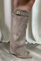 Elevare™ High-Heel Boots with Trousers — Step Confidently Into Warmth and Unstoppable Style