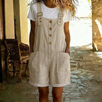 MiraLuxe™ Short Overalls — Slip Into All-Day Comfort and Effortless Style
