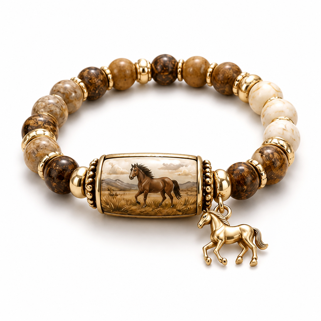 IronSpirit™ Crystal Bracelet — Ignite Your Inner Warrior with Every Powerful Bead