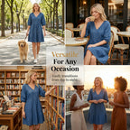 DenimEase™ Dress — Slip Into Feather-Light Freedom That Turns Heads All Day