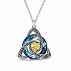 VitaLuxe™ Birthstone Knot Necklace — Carry Ancient Strength and Soulful Love Wherever You Go