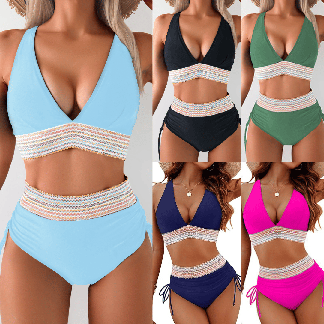 VivaLuxe™ High Waisted Sculpting Bikini Set — Command Every Curve with Confidence and Irresistible Lift