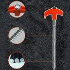 TorqueGrip™ Pegs — Lock Your Tent Instantly and Never Fear the Wind Again