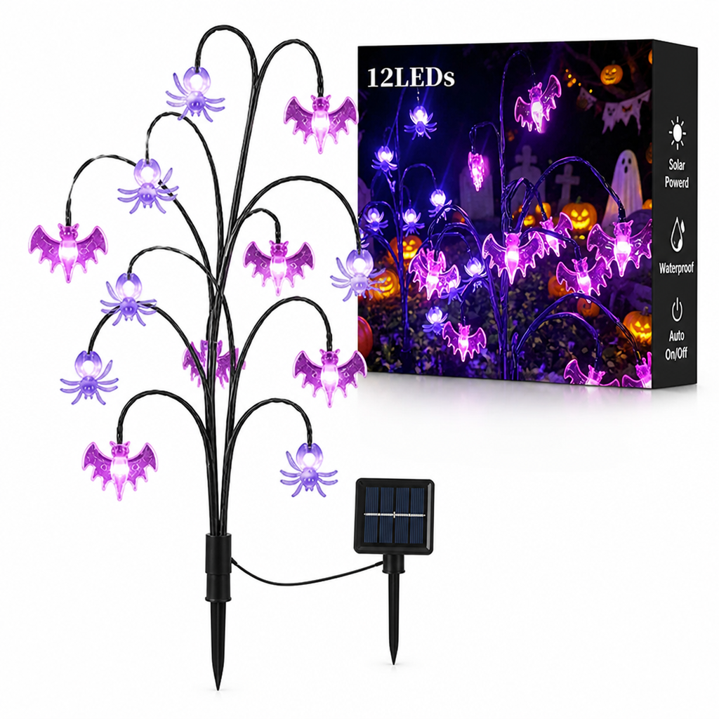 PumpkinGlow™ Pumpkin Branch Lights — Ignite Your Yard with a Spellbinding Halloween Glow