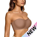 SilkyHold™ Strapless Bandeau — Feel Flawless and Fearless with All-Day Slip-Free Comfort
