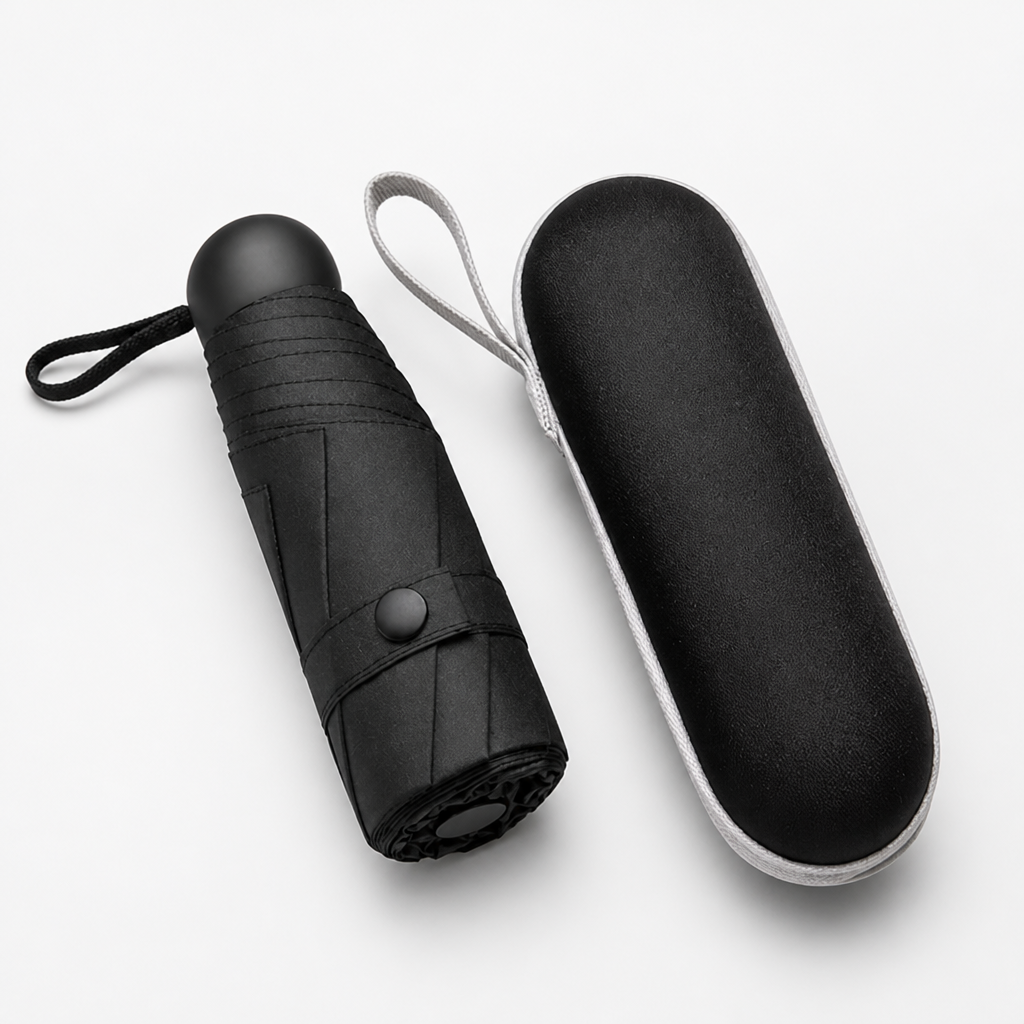 LumaShade™ Mini Travel Umbrella — Your Pocket-Sized Shield Against Sun, Rain, and Wind