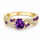 MiraLuxe™ Birthstone Ring — Wear Their Love as Your Daily Source of Comfort and Strength