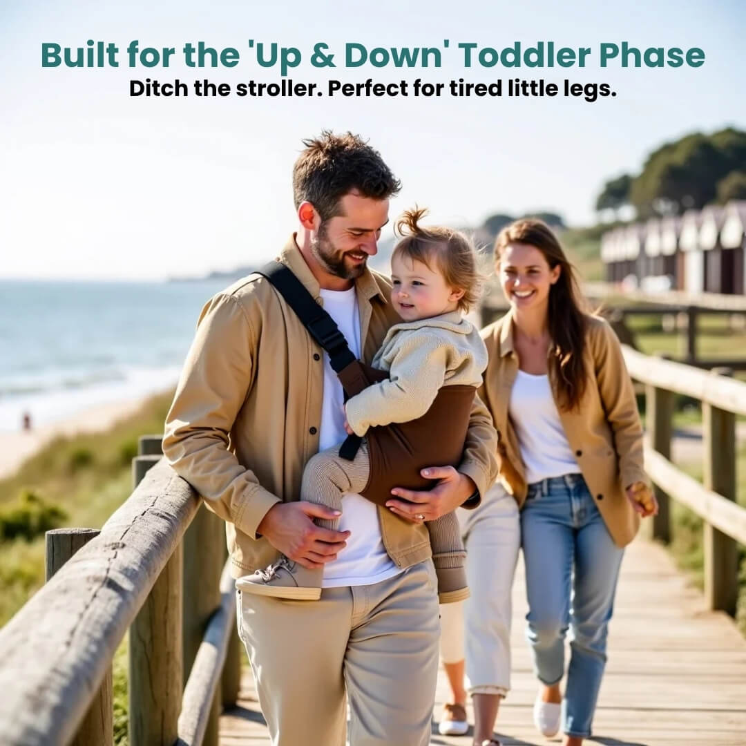 FlowNest™ Toddler Carrier — Carry Your Child Comfortably, Hands-Free, and Stylishly Wherever Life Takes You