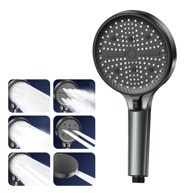AquaPulse™ Adjustable Rainfall Shower Head — Experience Total Body Bliss with Every Drop
