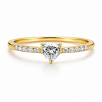 LumaHeart™ Halo Ring Set — Ignite Passion with Every Sparkling Glance