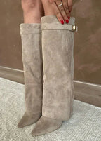 Elevare™ High-Heel Boots with Trousers — Step Confidently Into Warmth and Unstoppable Style