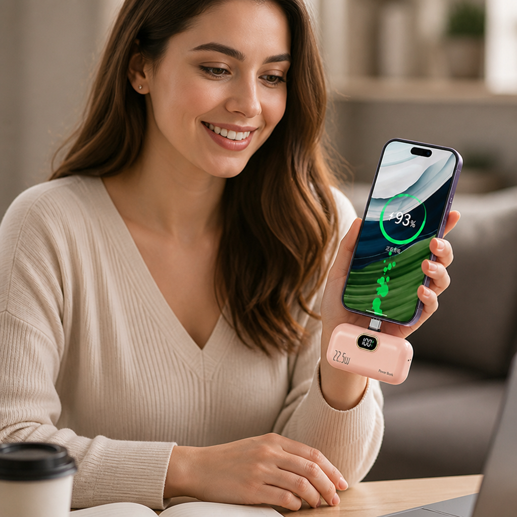 VoltEdge™ 5000mAh Mini Power Bank — Turbo Charge Your Freedom and Never Miss a Moment
